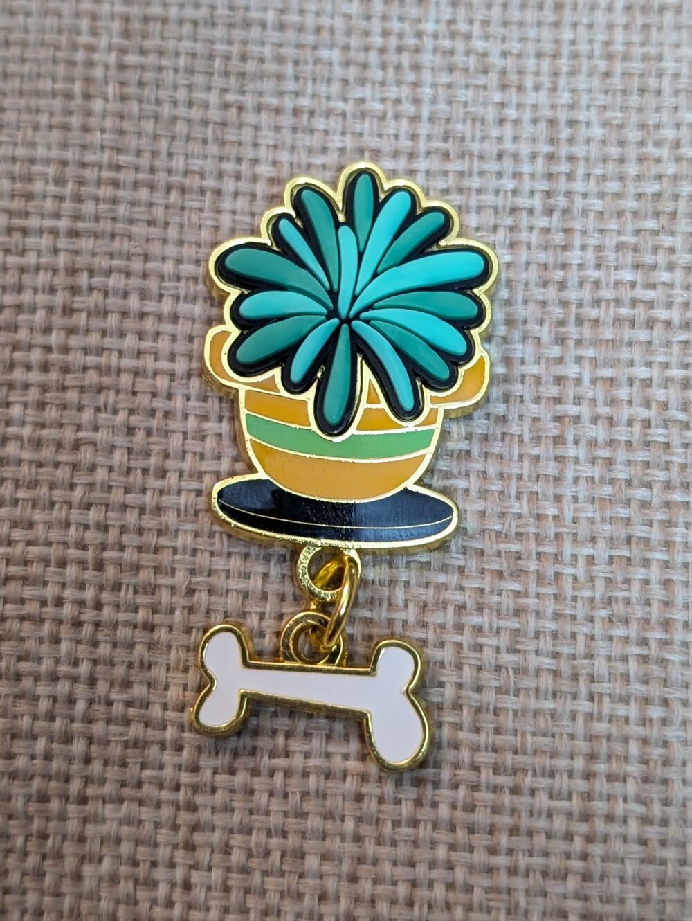 Disney Loungefly pin pluto Succulent Plant Dangle